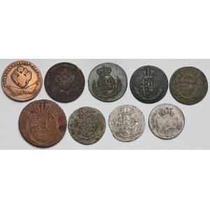 1-10 groszy 1794-1831 - zestaw (9szt)