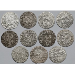 Zygmunt III Waza i inni, Półtoraki 1614-1635 - zestaw (11szt)