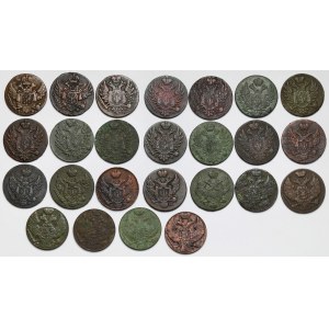 1 grosz 1816-1840 - zestaw (25szt)