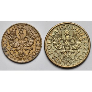 2-5 groszy 1923 - zestaw (2szt)