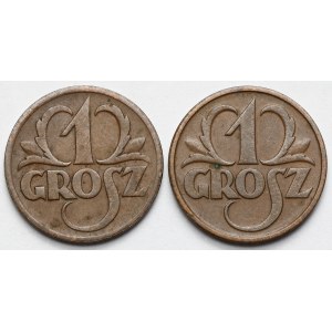 1 grosz 1931 i 1932 - zestaw (2szt)