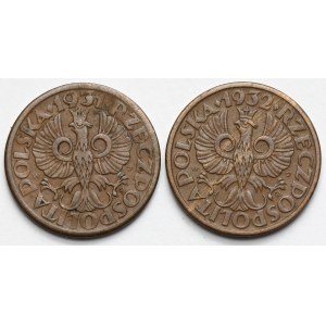 1 grosz 1931 i 1932 - zestaw (2szt)