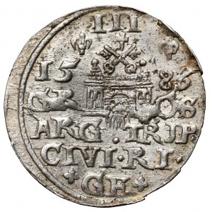 Stefan Batory, Trojak Ryga 1586