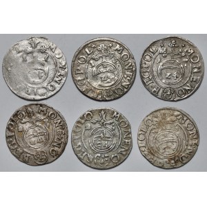Zygmunt III Waza, Półtoraki 1615-1625 - zestaw (6szt)