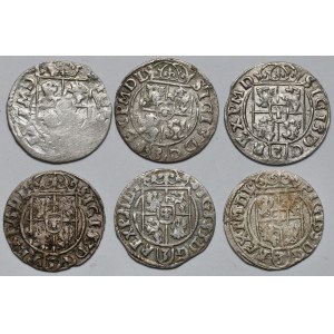Zygmunt III Waza, Półtoraki 1615-1625 - zestaw (6szt)