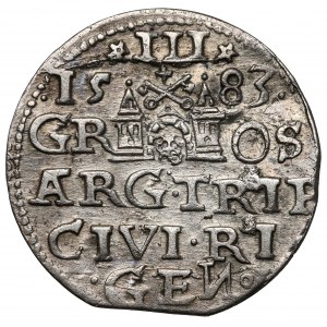 Stefan Batory, Trojak Ryga 1583