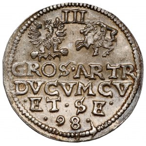 Kurlandia, Wilhelm Kettler, Trojak Mitawa 1598