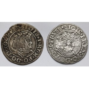 Zygmunt I Stary, Grosze Toruń 1531 i Gdańsk 1535 - zestaw (2szt)
