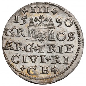 Zygmunt III Waza, Trojak Ryga 1590