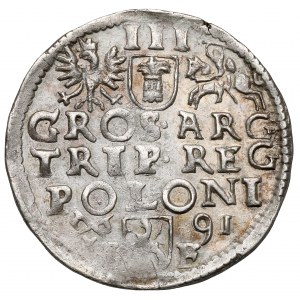 Zygmunt III Waza, Trojak Poznań 1591