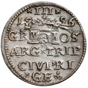 Zygmunt III Waza, Trojak Ryga 1596