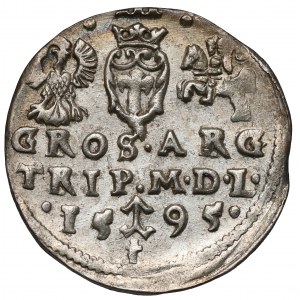 Zygmunt III Waza, Trojak Wilno 1595 - Prus