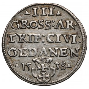 Sigismund I the Old, Trojak Gdansk 1538