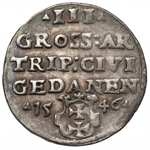 Zygmunt I Stary, Trojak Gdańsk 1546