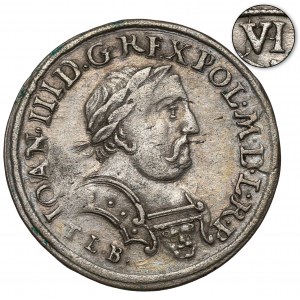 Jan III Sobieski, Szóstak Kraków 1680 - nominał VI