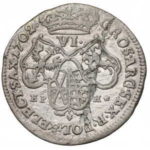 August II Mocny, Szóstak Lipsk 1702 EPH
