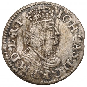 Jan II Kazimierz, Dwugrosz Gdańsk 1651 GR - róże