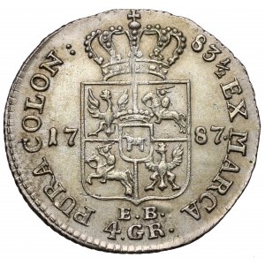 Poniatowski, Złotówka 1787 EB