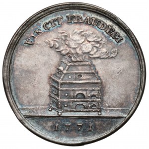 Poniatowski, Próba PÓŁTALAR 1771 - piec menniczy