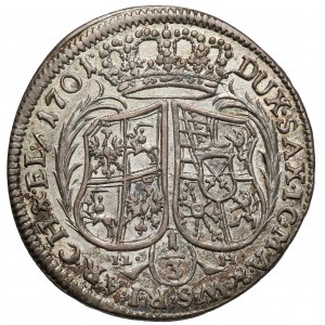 August II Mocny, Półgulden (1/3 talara) 1701 ILH, Drezno