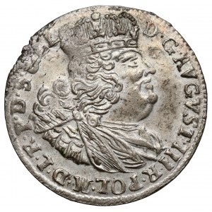 August III Sas, Szóstak Gdańsk 1762 REOE