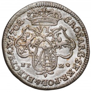 August II Mocny, Szóstak Lipsk 1702 EPH