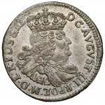August III Sas, Szóstak Elbląg 1762 ICS - z ANIOŁAMI