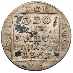 Poniatowski, Grosz srebrny 1767 FS