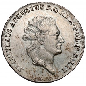 Poniatowski, Półtalar 1784 EB - bez wstęgi