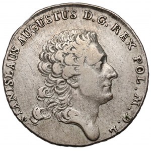Poniatowski, Półtalar 1768 IS - bez przepaski
