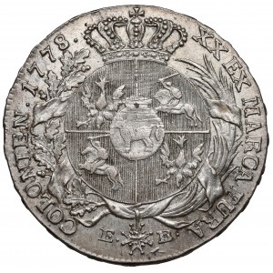 Poniatowski, Półtalar 1778 EB