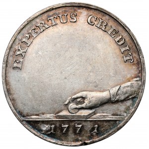 Poniatowski, Próba DWUZŁOTÓWA 1771 - kamień probierczy