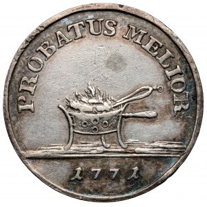 Poniatowski, Próba ZŁOTÓWKA 1771 - tygiel