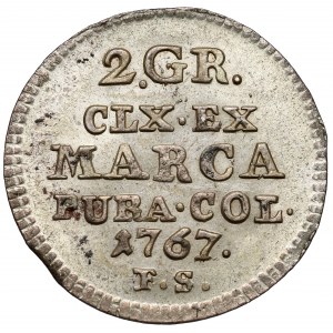 Poniatowski, Półzłotek 1767 FS