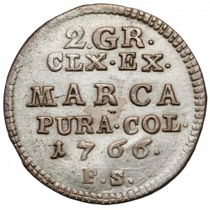 Poniatowski, Półzłotek 1766 FS