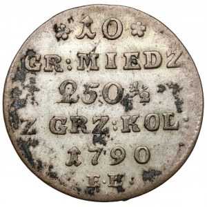 Poniatowski, 10 groszy 1790 EB