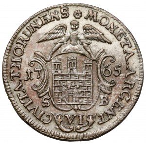 Poniatowski, Szóstak Toruń 1765 SB