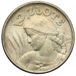 Kobieta i kłosy 2 złote 1924 Filadelfia