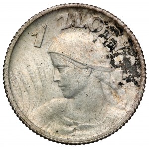Kobieta i kłosy 1 złoty 1924