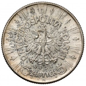Piłsudski 5 złotych 1934 - urzędowy