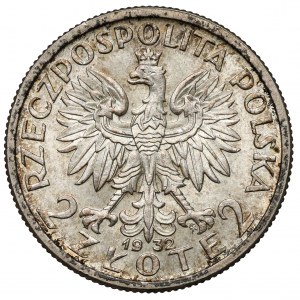 Głowa Kobiety 2 złote 1932