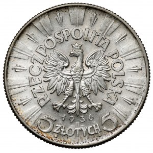 Piłsudski 5 złotych 1936