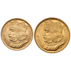 10 i 20 złotych 1925 Chrobry - parka (2szt)