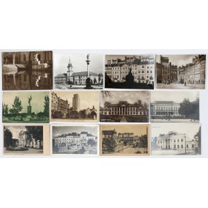 Warszawa, Pocztówki z przedstawieniem Ikon miasta - zestaw (12szt)