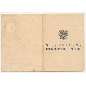 PRL, Legitymacja - Wzorowy Zwiadowca 1952