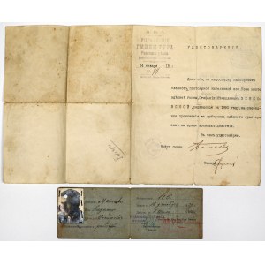 Rosja, Dokumenty, Przełom XIX/XX w. - zestaw (2szt)