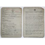 Okupacja - Warszawa, Kenkarta dla Zarządcy Nieruchomości 1943