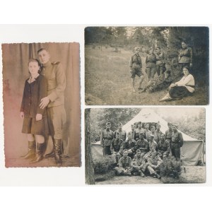PRL, Fotografie wojskowe - zestaw (3szt)