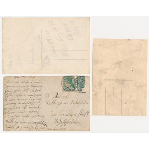 Fotografie okolicznościowe - w tym Obchód 3 Maja 1926 w Terespolu - zestaw (3szt)