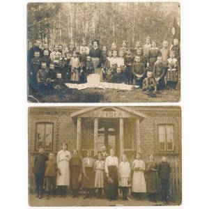 Sarnaki, Fotografie pamiątkowe ze Szkoły Ludowej 1916/1917